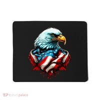 Patriotic Bald Eagle 4th Of July USA American Flag Mousepad thumb 0