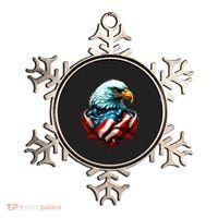 Patriotic Bald Eagle 4th Of July USA American Flag Ornament thumb 0