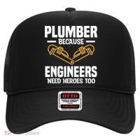 Plumber Because Engineers Need Heroes Too Plumbing Plumbers Hat thumb 0