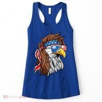 Patriotic Bald Eagle Mullet Usa American Flag 4th Of July Women's Tank Top thumb 0