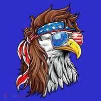 Patriotic Bald Eagle Mullet Usa American Flag 4th Of July Tote Bag thumb 4