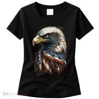 Patriotic Bald Eagle 4th Of JulyMen USA American Flag Women's T-Shirt thumb 0