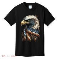 Patriotic Bald Eagle 4th Of JulyMen USA American Flag Kids T-Shirt thumb 0