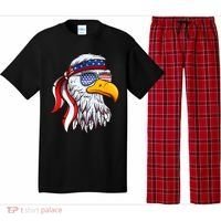 Patriotic Bald Eagle Mullet USA American Flag 4th Of July Pajama Set thumb 0