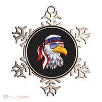 Patriotic Bald Eagle Mullet USA American Flag 4th Of July Ornament thumb 0