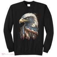 Patriotic Bald Eagle 4th Of July Usa American Flag Sweatshirt thumb 0