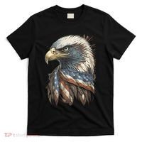 Patriotic Bald Eagle 4th Of July Usa American Flag T-Shirt thumb 0