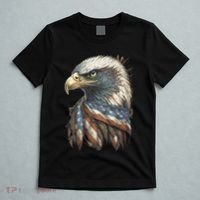 Patriotic Bald Eagle 4th Of July Usa American Flag T-Shirt thumb 5