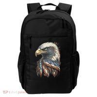 Patriotic Bald Eagle 4th Of July Usa American Flag Backpack thumb 0