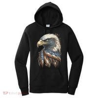 Patriotic Bald Eagle 4th Of July Usa American Flag Women's Hoodie thumb 0