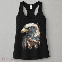 Patriotic Bald Eagle 4th Of July Usa American Flag Women's Tank Top thumb 3