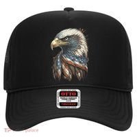 Patriotic Bald Eagle 4th Of July Usa American Flag Hat thumb 0