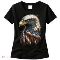 Patriotic Bald Eagle 4th Of July Men USA American Flag Women's T-Shirt thumb 0
