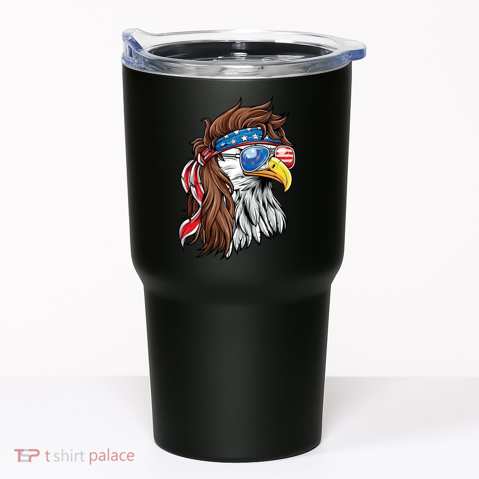 Patriotic Bald Eagle Mullet USA American Flag 4th Of July Tumbler