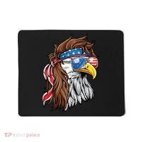 Patriotic Bald Eagle Mullet USA American Flag 4th Of July Mousepad thumb 0