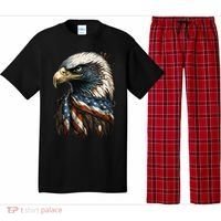 Patriotic Bald Eagle 4th Of July USA American Flag Pajama Set thumb 0