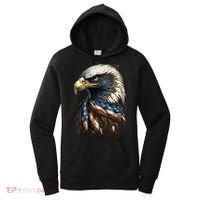 Patriotic Bald Eagle 4th Of July USA American Flag Women's Hoodie thumb 0