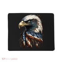 Patriotic Bald Eagle 4th Of July USA American Flag Mousepad thumb 0