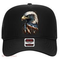 Patriotic Bald Eagle 4th Of July USA American Flag Hat thumb 0