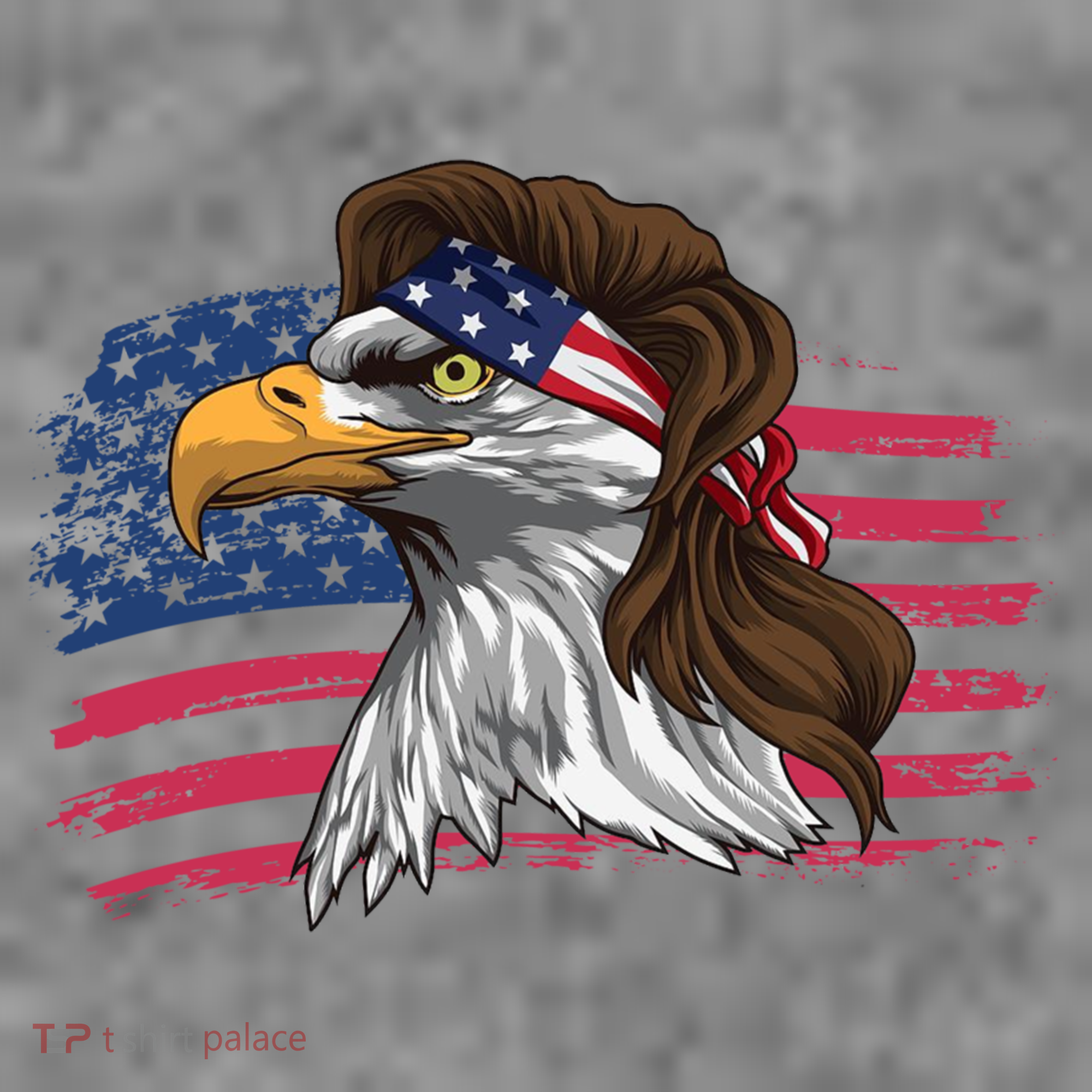 Patriotic Bald Eagle Mullet Usa American Flag 4th Of July Great Gift Toddler Hoodie