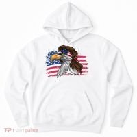 Patriotic Bald Eagle Mullet Usa American Flag 4th Of July Great Gift Hoodie thumb 0