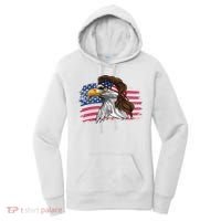 Patriotic Bald Eagle Mullet Usa American Flag 4th Of July Great Gift Women's Hoodie thumb 0