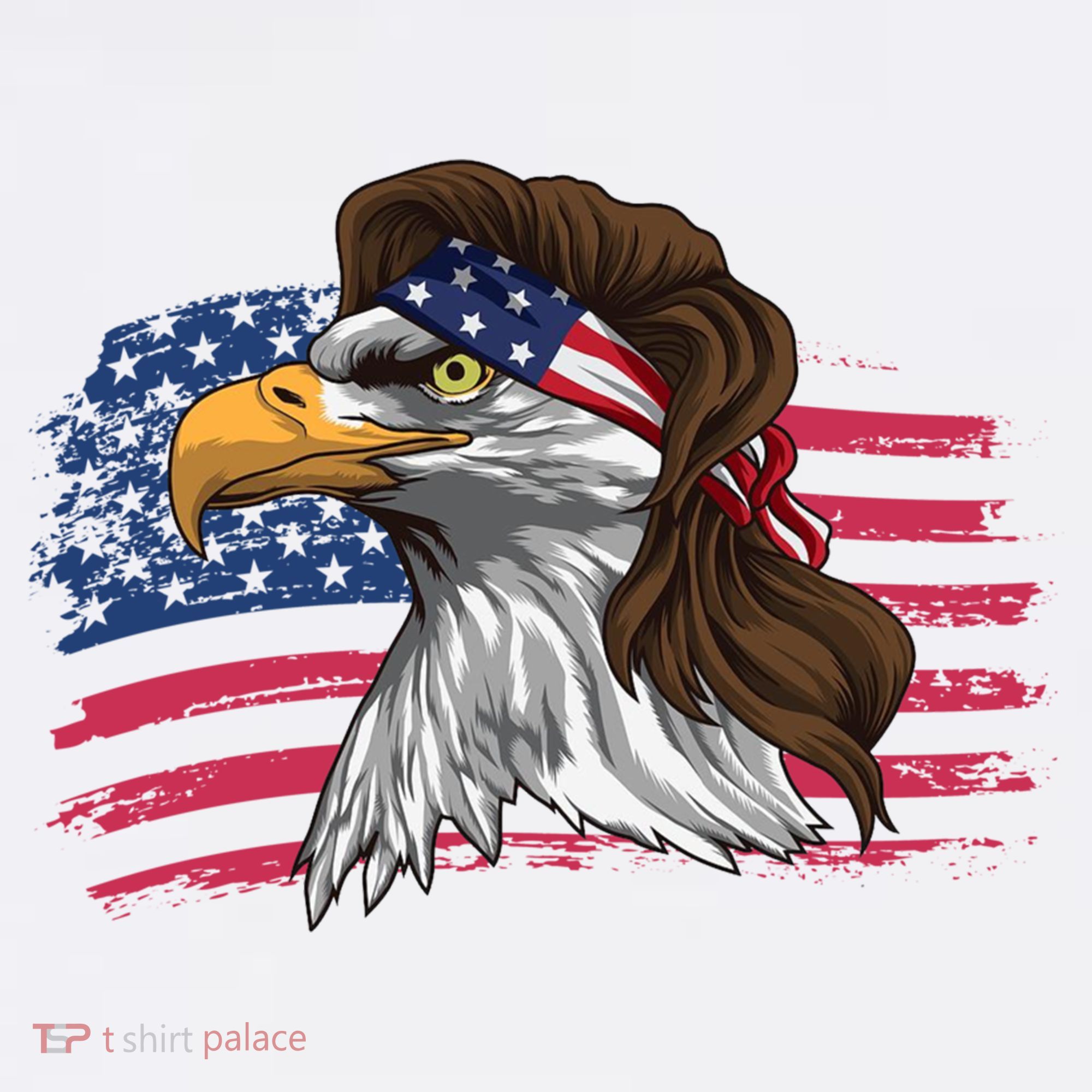 Patriotic Bald Eagle Mullet Usa American Flag 4th Of July Great Gift Baby Bodysuit