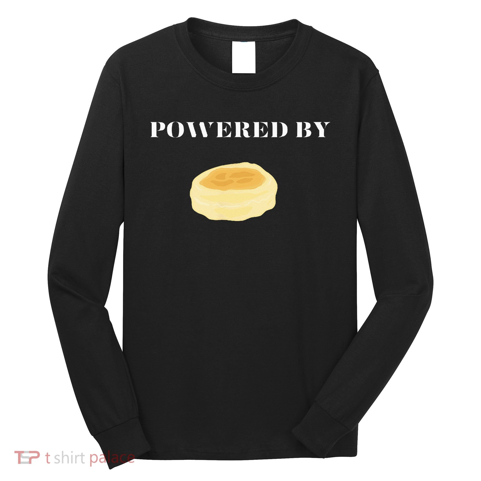 Powered By English Muffins Long Sleeve Shirt
