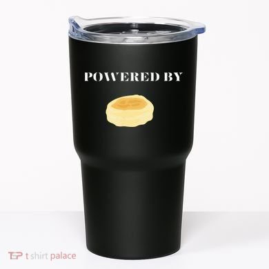 Powered By English Muffins Tumbler