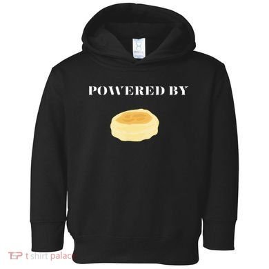 Powered By English Muffins Toddler Hoodie