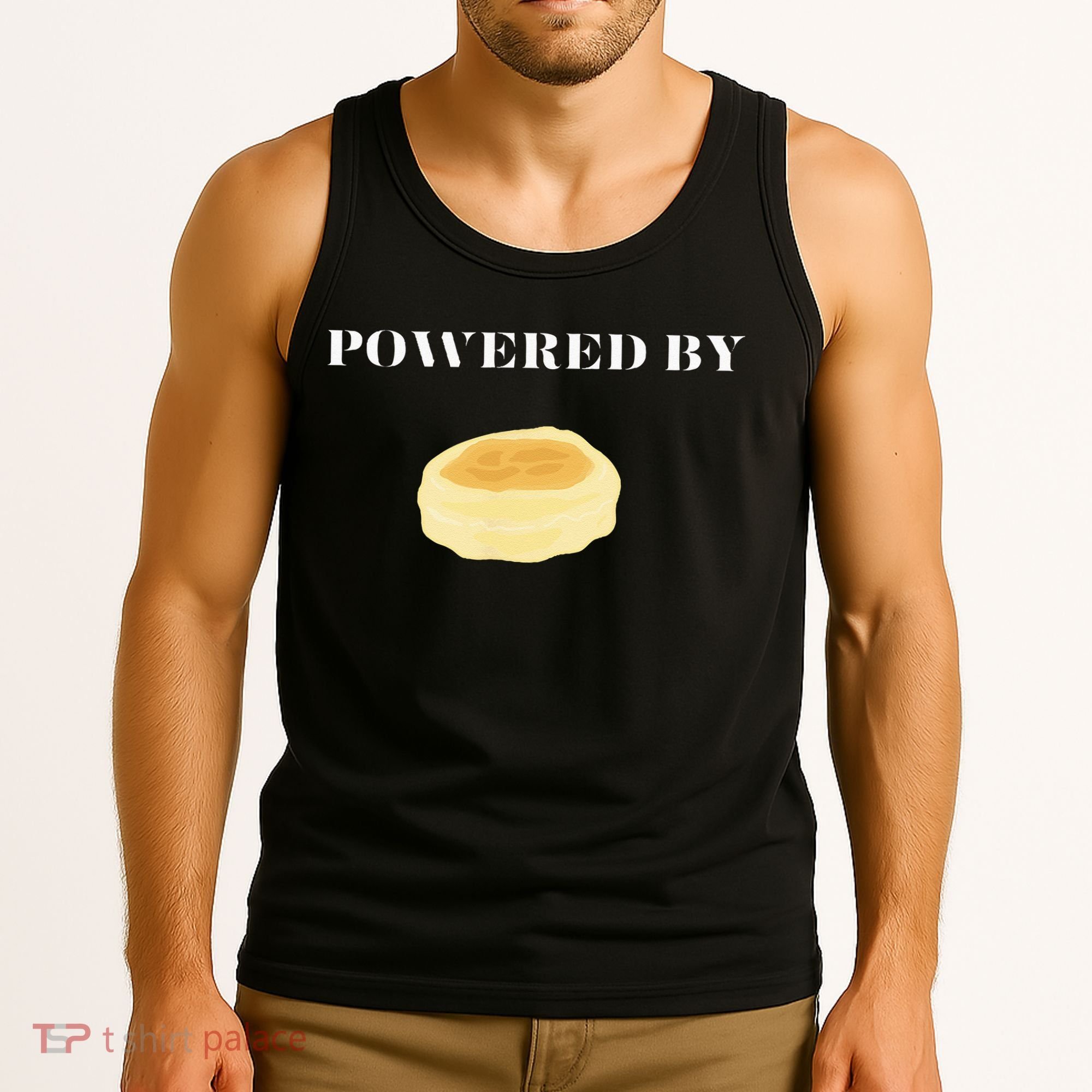 Powered By English Muffins Tank Top