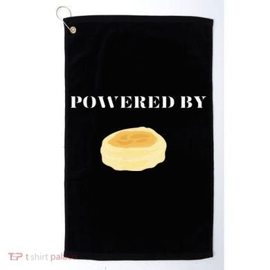Powered By English Muffins Golf Towel