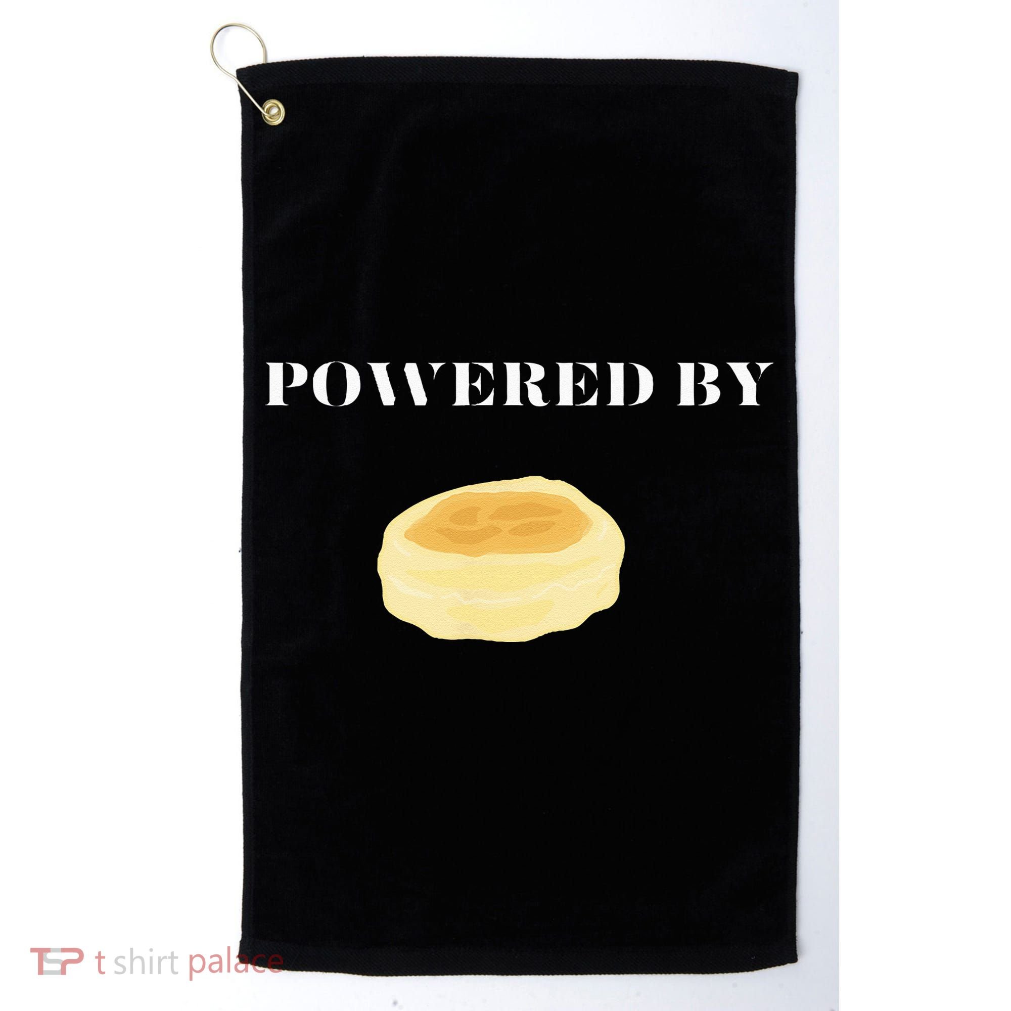 Powered By English Muffins Golf Towel