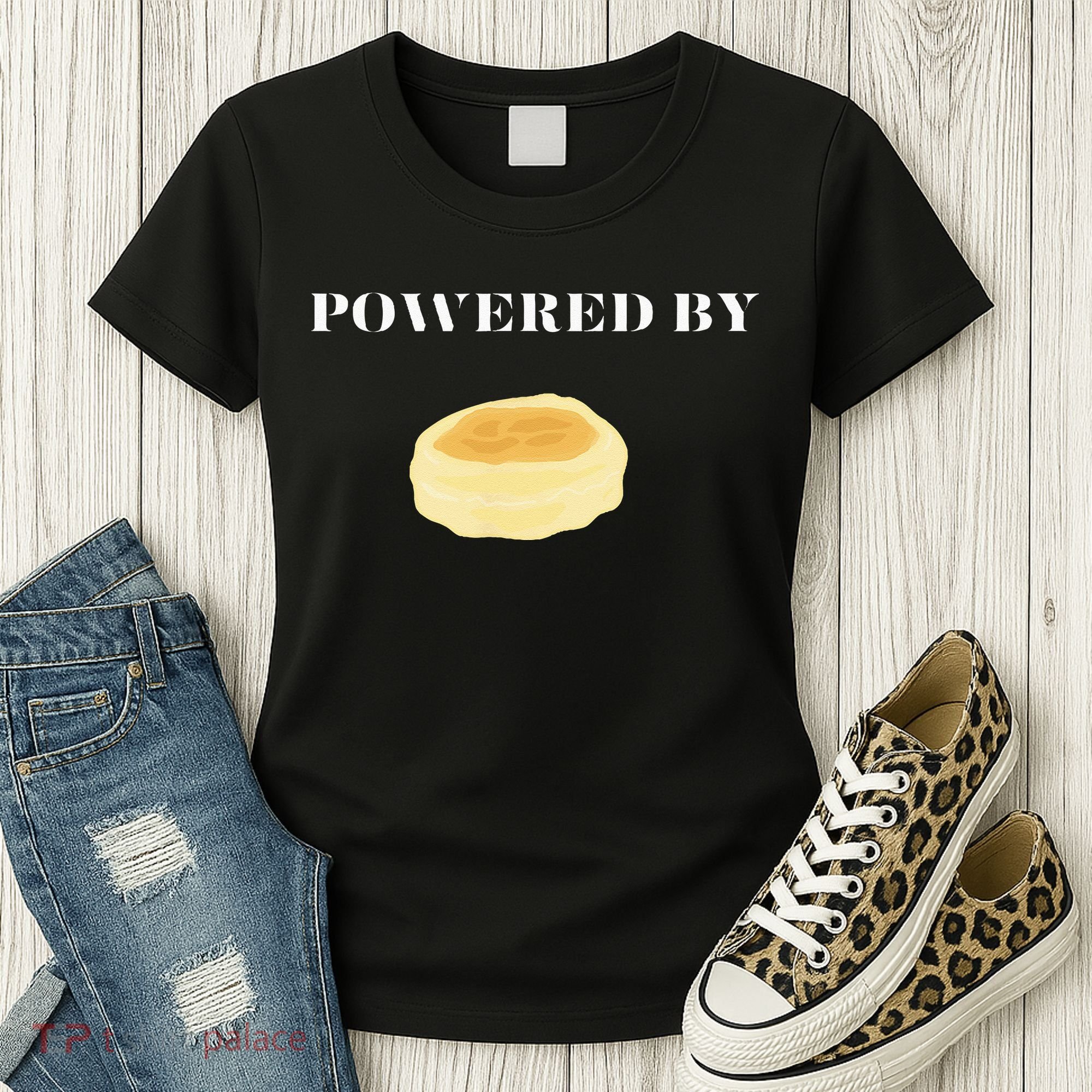 Powered By English Muffins Women's T-Shirt