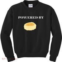 Powered By English Muffins Kids Sweatshirt thumb 0