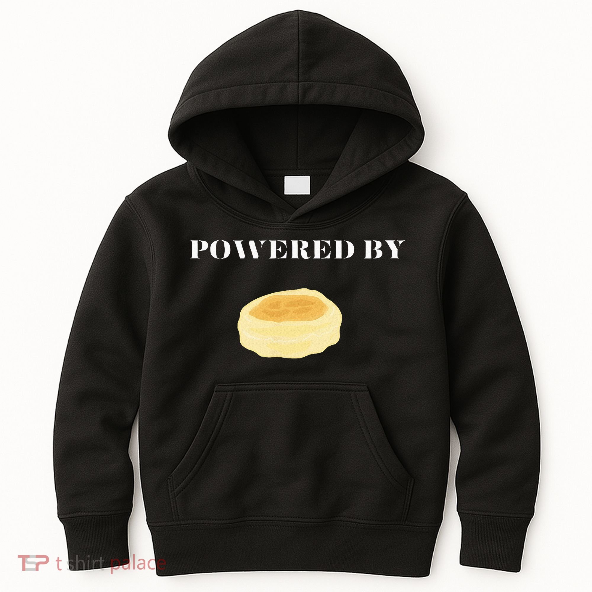 Powered By English Muffins Kids Hoodie