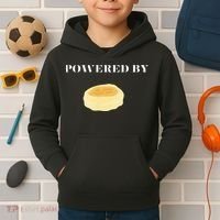 Powered By English Muffins Kids Hoodie thumb 2