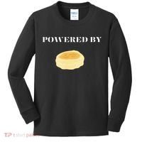 Powered By English Muffins Kids Long Sleeve Shirt thumb 0