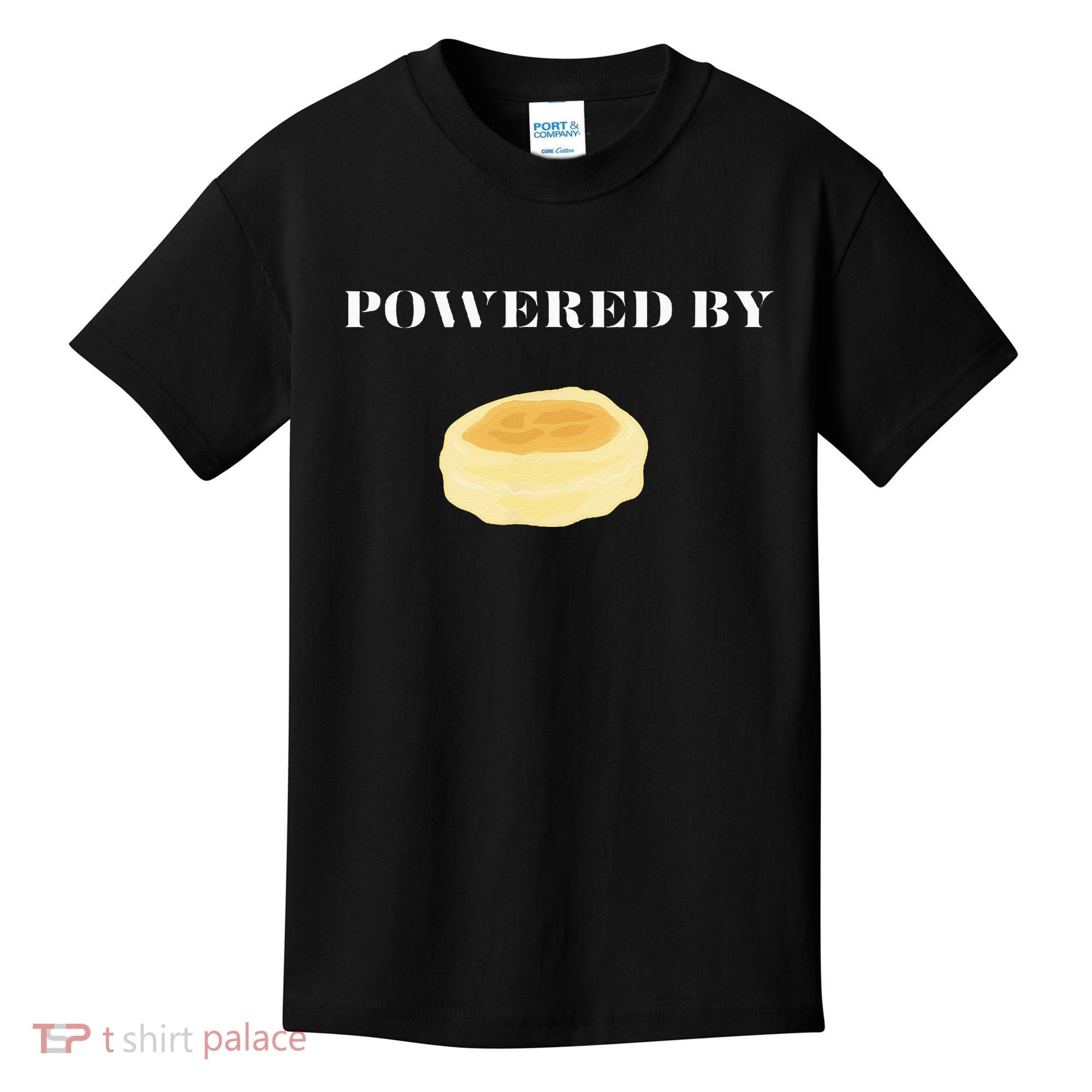Powered By English Muffins Kids T-Shirt