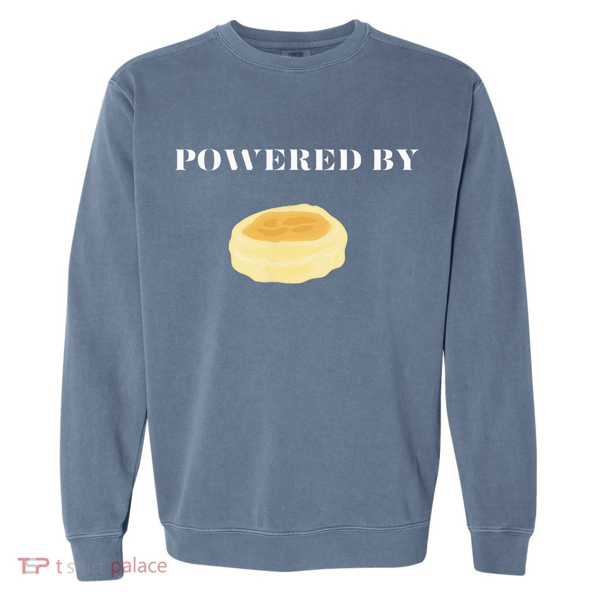 Powered By English Muffins Garment-Dyed Sweatshirt