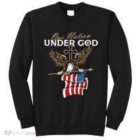 Patriotic Bald Eagle USA American Flag 4th of July Fourth Sweatshirt thumb 0