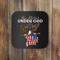 Patriotic Bald Eagle USA American Flag 4th of July Fourth Coaster thumb 0