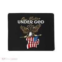 Patriotic Bald Eagle USA American Flag 4th of July Fourth Mousepad thumb 0
