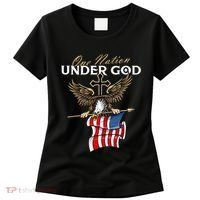 Patriotic Bald Eagle USA American Flag 4th of July Fourth Women's T-Shirt thumb 0