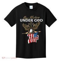 Patriotic Bald Eagle USA American Flag 4th of July Fourth Kids T-Shirt thumb 0