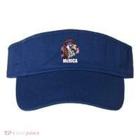 Patriotic Bald Eagle Mullet USA American Flag 4th Of July Visor thumb 0