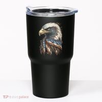 Patriotic Bald Eagle 4th Of July Usa American Flag Tumbler thumb 0