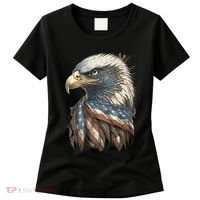 Patriotic Bald Eagle 4th Of July Usa American Flag Women's T-Shirt thumb 0