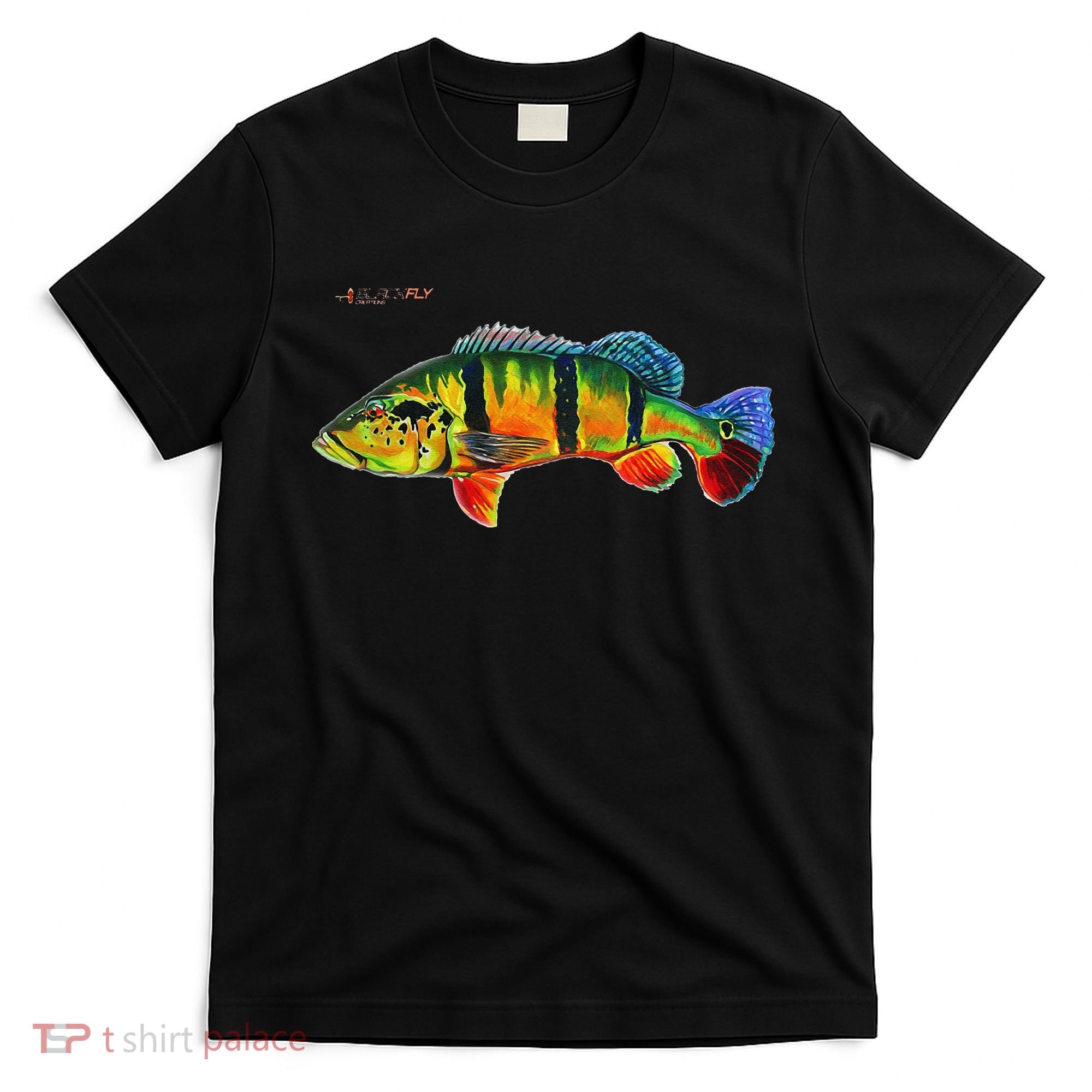Peacock Bass Fishing Fish & Hoodies By Black Fly T-Shirt