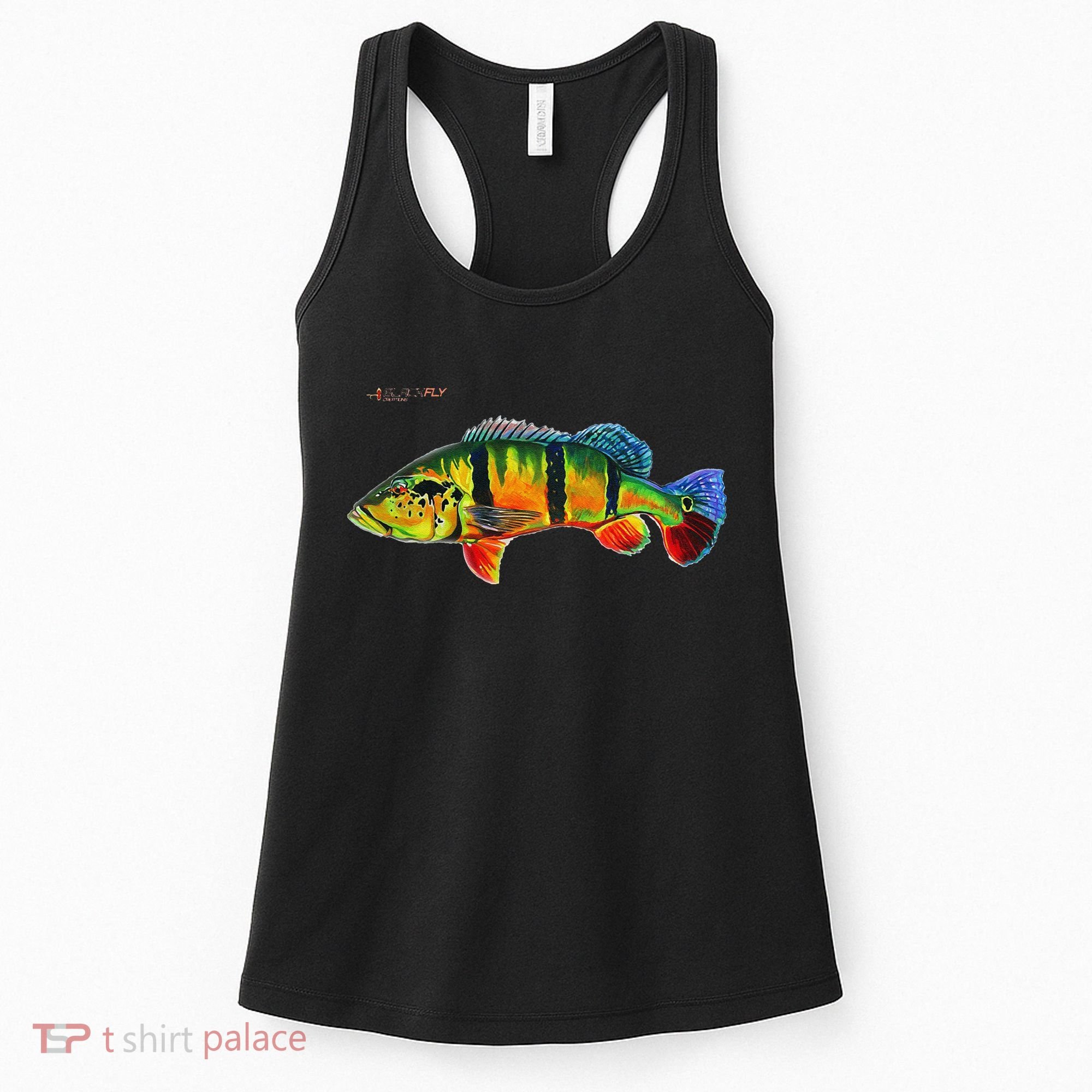 Peacock Bass Fishing Fish & Hoodies By Black Fly Women's Tank Top